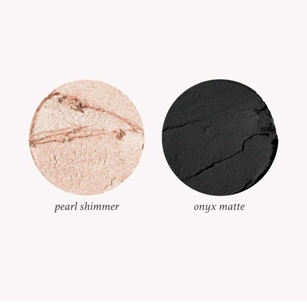 Julep Eyeshadow 101 2-Piece Duo: Pearl Shimmer & Onyx Matte, NIB - Picture 2 of 9
